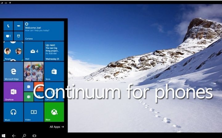 Cell phones really when the computer is used! Windows 10 Mobile can run PC software